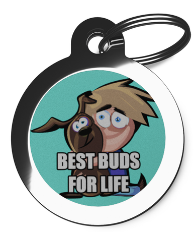 Best Buds For Life Cute Pet Tag for Dogs