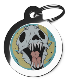 Scary Skull Dog Tag for Dogs