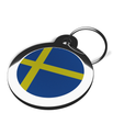Flag of Sweden Tag for Dogs
