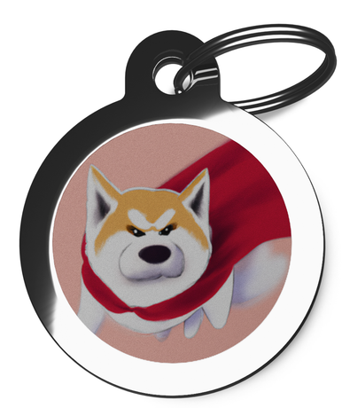 Akita Superdog Identity Tag