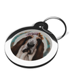 Basset Hound Hippy Dog ID Tag 2