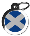 Saint Andrews Cross Dog Dog Tag