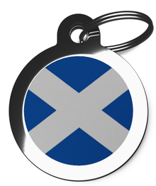 Saint Andrews Cross Dog Dog Tag