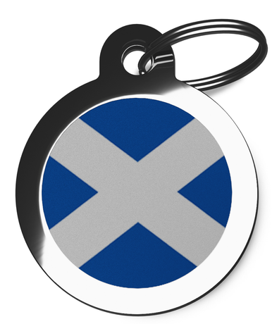 Saint Andrews Cross Dog Dog Tag