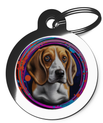 Beagle Graffiti Tag for Dogs