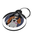 Beagle Pirate Dog ID Tag 2