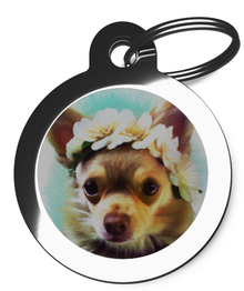Chihuahua Hippy Pet ID Tag