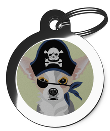 Chihuahua Pirate Tag for Dogs