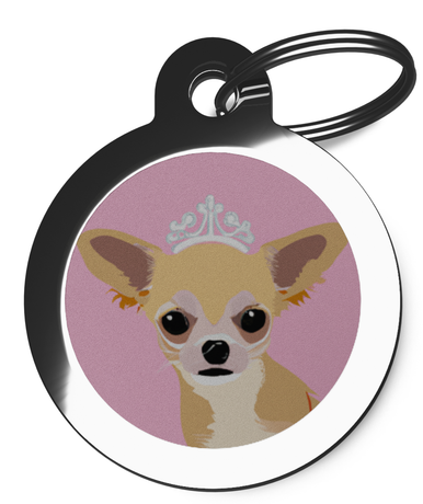 Chihuahua Princess ID Tag for Dogs