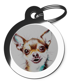 Chihuahua Portrait Breed ID Tags