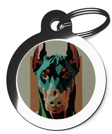 Doberman ID Tag for Dogs