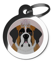 St Bernard Princess Dog ID Tag