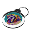 St Bernard Pop Art Breed Dog ID Tag