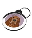 Bloodhound Princess ID Tag for Dogs 2