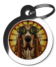 Bloodhound Steampunk Breed Dog Tags