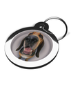 Bloodhound Fish Eye Lens Dog ID Tag 2