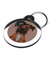 Border Terrier Pirate Breed ID Tag 2