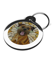 Border Terrier Stained Glass Pet Name Tag 2