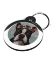 Boston Terrier Hippy Dog Tag for Dogs 2
