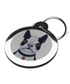 Boston Terrier Art Nouveau Dog Tag for Dogs 2