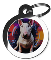 Bull Terrier Graffiti Dog Tag for Dogs