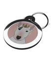 Bull Terrier Princess ID Tags for Dogs 2