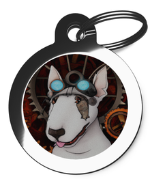 Bull Terrier Steampunk Breed Dog Tags