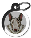 Bull Terrier Art Nouveau ID Tag