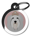 English Sheepdog Princess Tag for Dogs