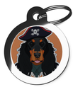 Gordon Setter Pirate Tag for Dogs