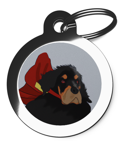 Gordon Setter Superdog ID Tags for Dogs