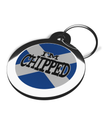I'm Chipped Saint Andrews Cross Pet Tag