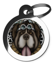 Newfoundland Steampunk Dog Name Tag