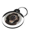 Newfoundland Fisheye Lens Dog Tags for Dogs