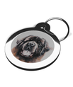 Newfoundland Portrait Dog Identity Tag