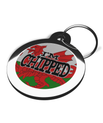I'm Chipped The Red Dragon Tag for Dogs