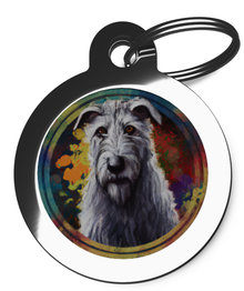Irish Wolfhound Pet ID Tag