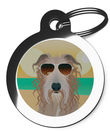Irish Wolfhound Dog Identity Tag