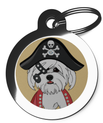 Maltese Breed Dog Tag Pirate Theme