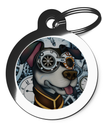 Patterdale Steampunk ID Tag for Dogs
