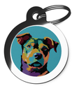 Patterdale Pop Art Pet Tag for Dogs