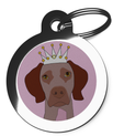 Princess Pointer Breed Dog Tag