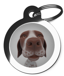 Pointer Fisheye Lens ID Tag for Dogs