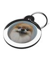 Pomeranian Fisheye Lens Dog Tag For Dogs