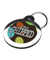 I'm Chipped Cool Design Tag for Dogs