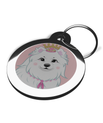 Samoyed Princess Pet Tag for Dogs