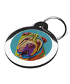 Shar-Pei Pop Art Pet Tag
