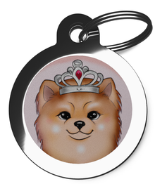 Spitz Princess Pet Tag for Dogs