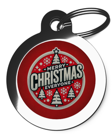 Merry Christmas Everyone Dog Dog Tag