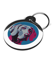 Weimaraner Pop Art Dog Identity Disc